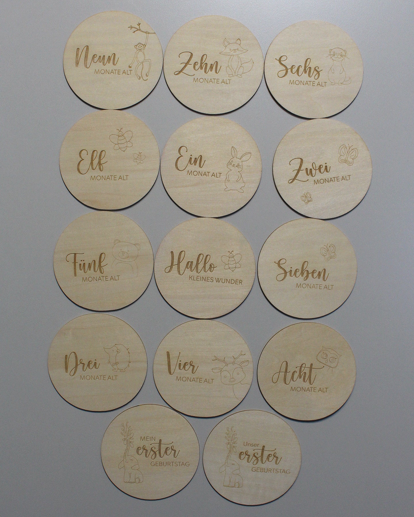 Meilensteinkarten, Fotoaccessoire