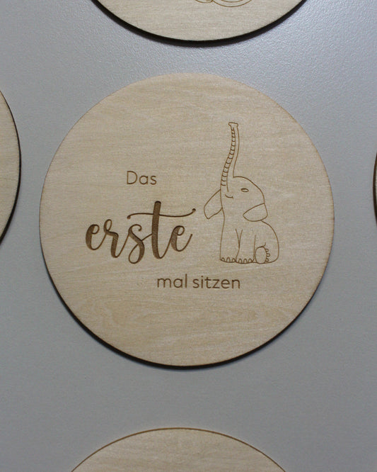 Meilensteinkarten, Fotoaccessoire