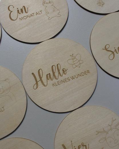 Meilensteinkarten, Fotoaccessoire