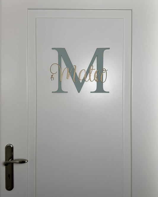 personalisiertes Namensschild