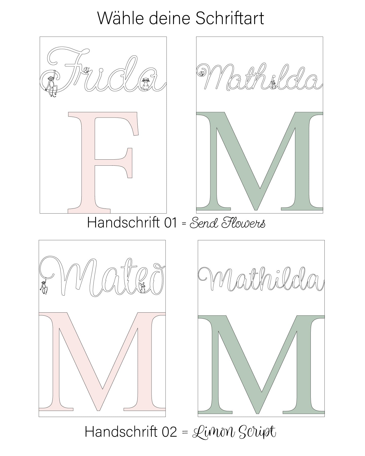 personalisiertes Namensschild