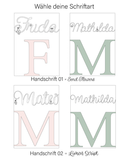 personalisiertes Namensschild