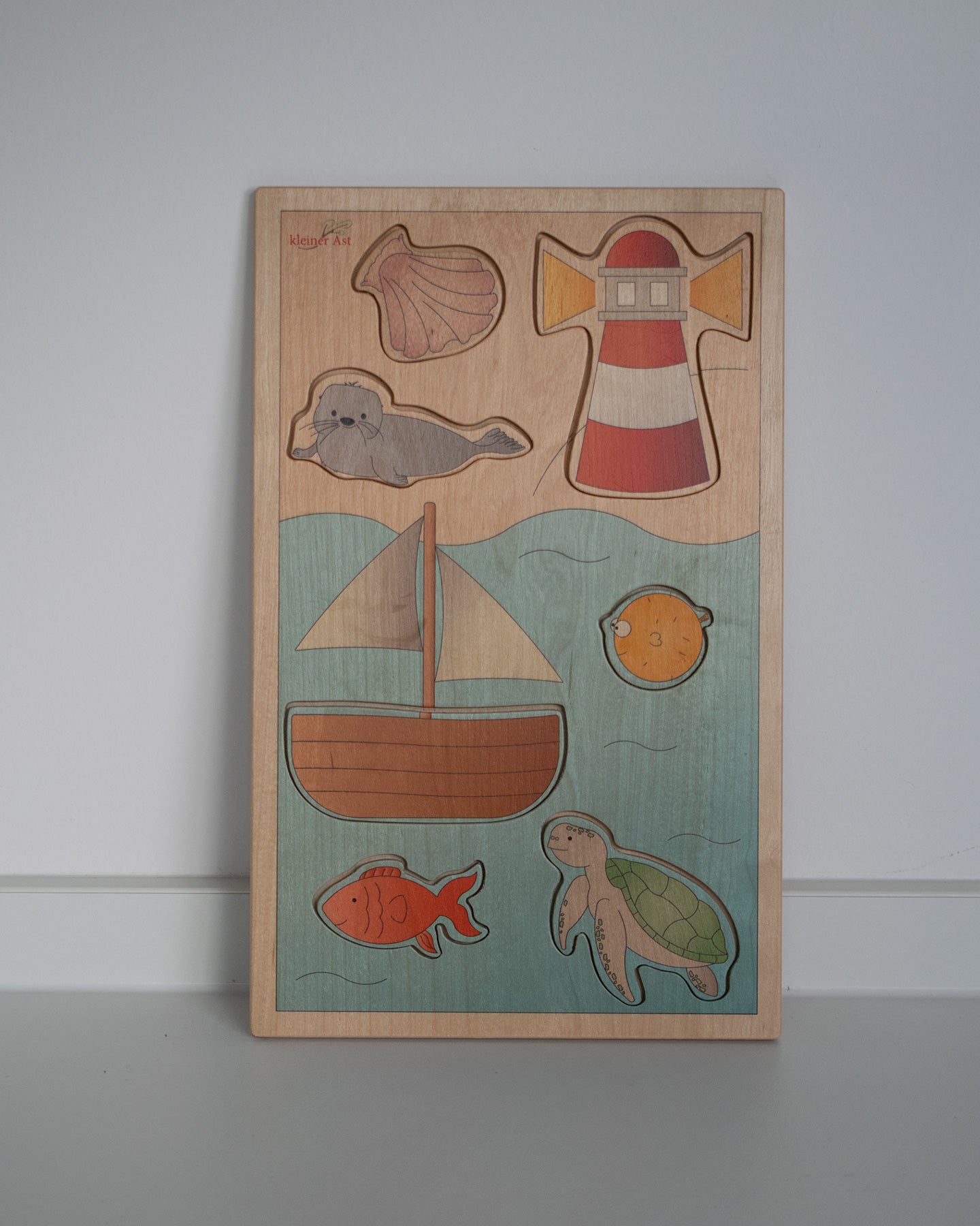 Handgefertigtes Kinderspielzeug | Steckpuzzle